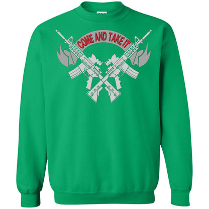 Military T-shirt Come And Take It Irish Green
