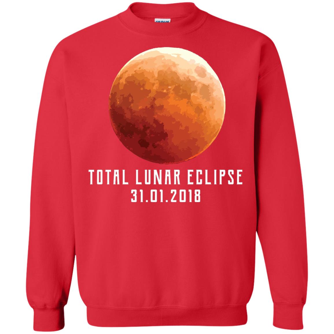 Total Lunar Eclipse Shirt 2018 Astronomy Gift Blood Moon Red
