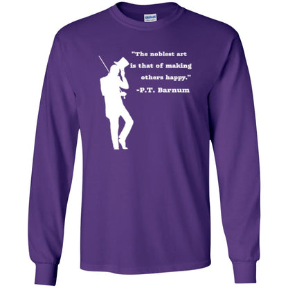 Circus Ring Master P.t. Barnum Quote T-shirt Purple