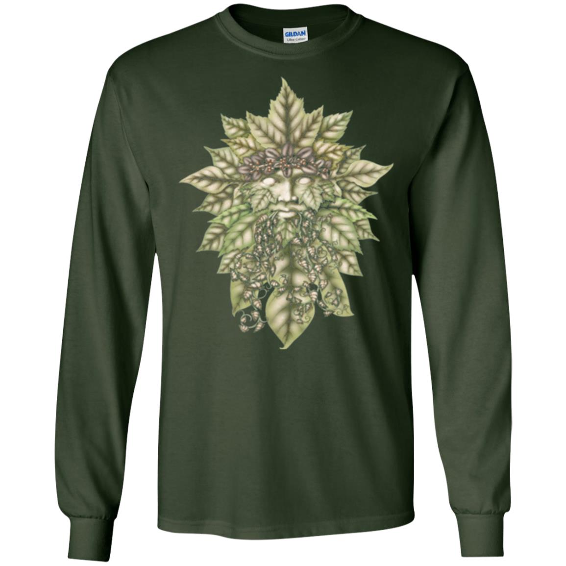 Greenman Green Man Festival T-shirt Forest Green