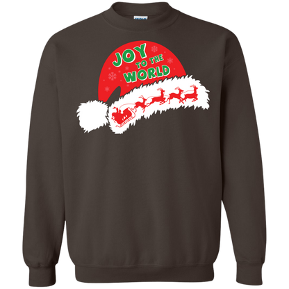 Christmas T-shirt Joy To The World Dark Chocolate