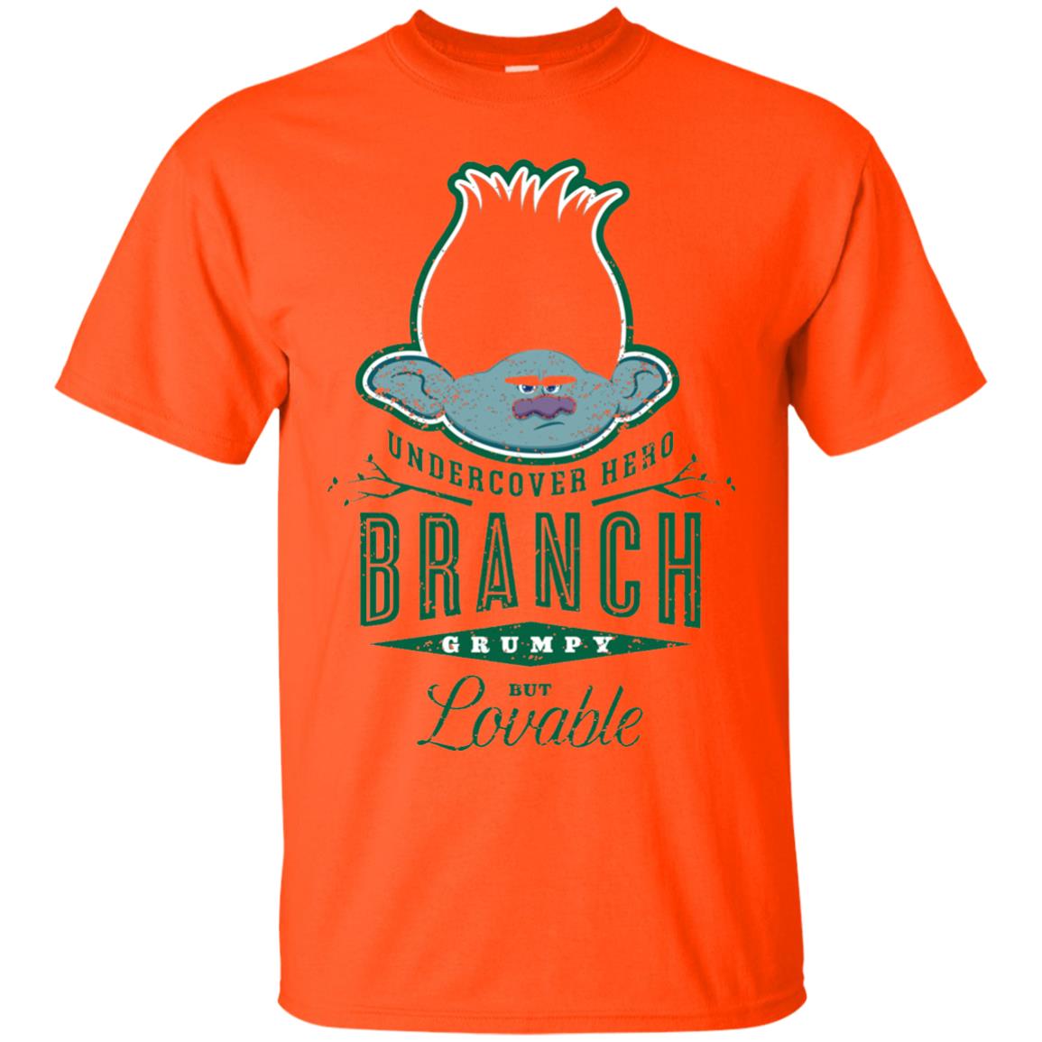 Undercover Hero Trolls Branch Grumpy But Lovable Orange