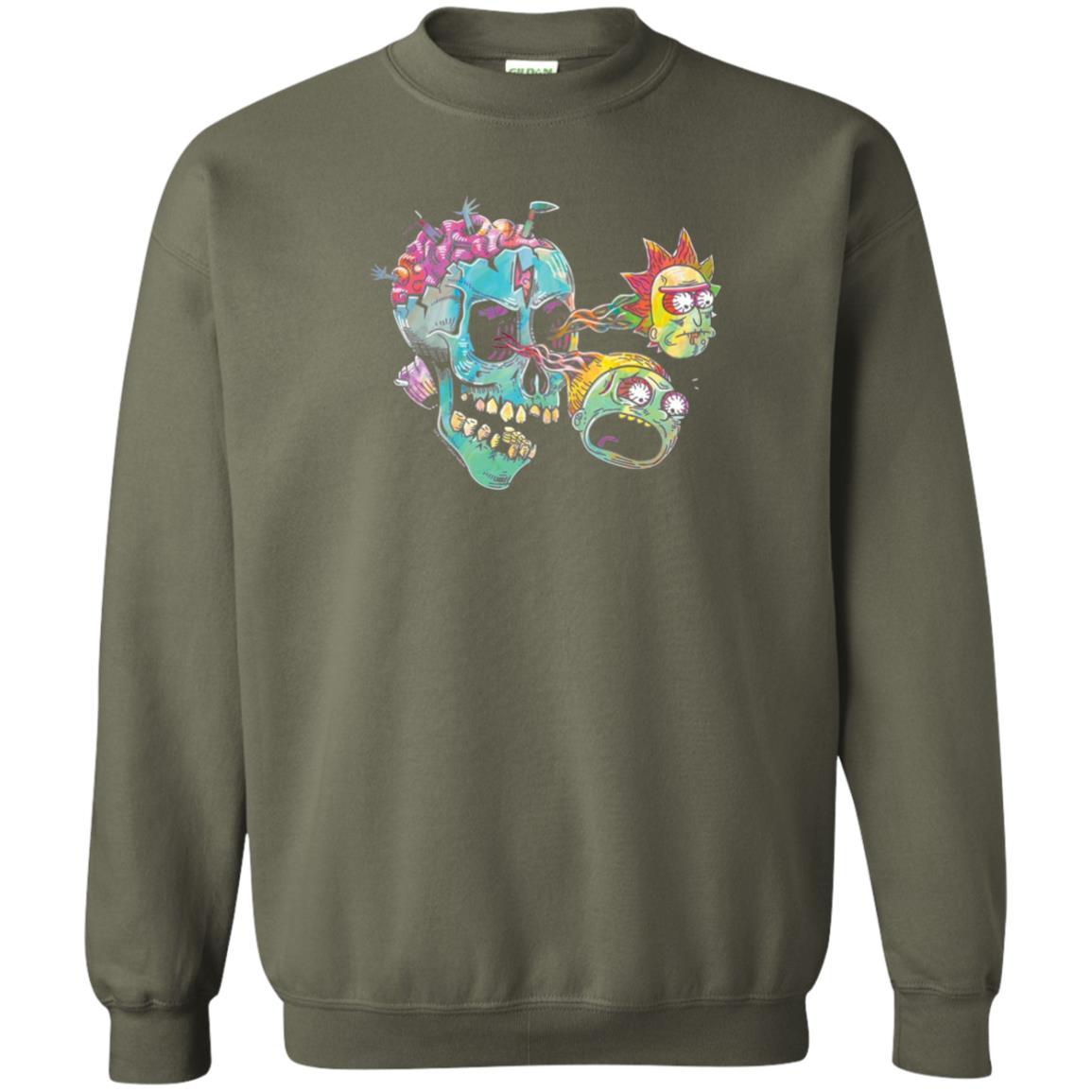 Movie T-Shirt Eyeballs Military Green