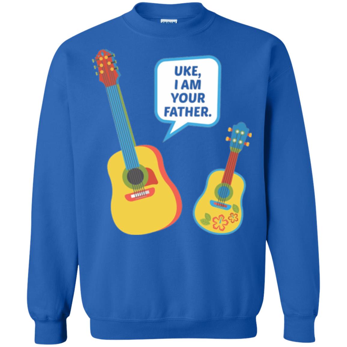 Ukulele Lovers T-shirt Uke I Am Your Father Royal