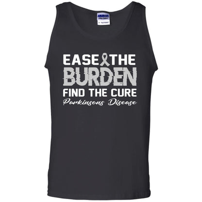 Ease The Burden Find The Cure Parkinson's Awareness T-shirt Black