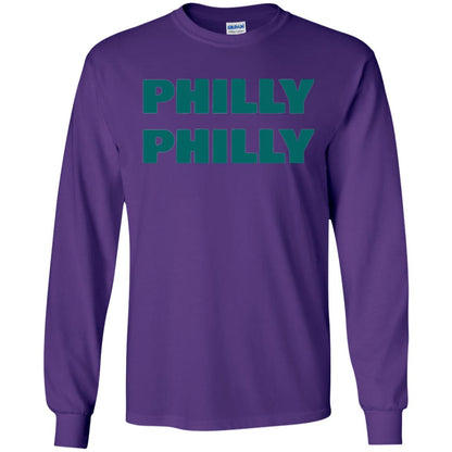 Football Lover T-shirt Philly Philly Philadelphia T-shirt Purple