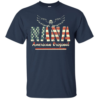 Nana American Original Grandparents T-shirt Navy