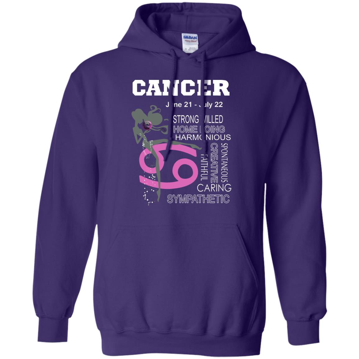 Cancer Strong Willed Home Loing Harmonious Faithful Creative Spontaneous Caring Sympathetic Purple