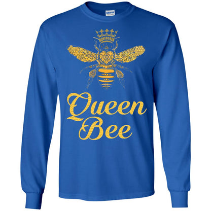 Bee Lover T-shirt Queen Bee Crown T-shirt Royal