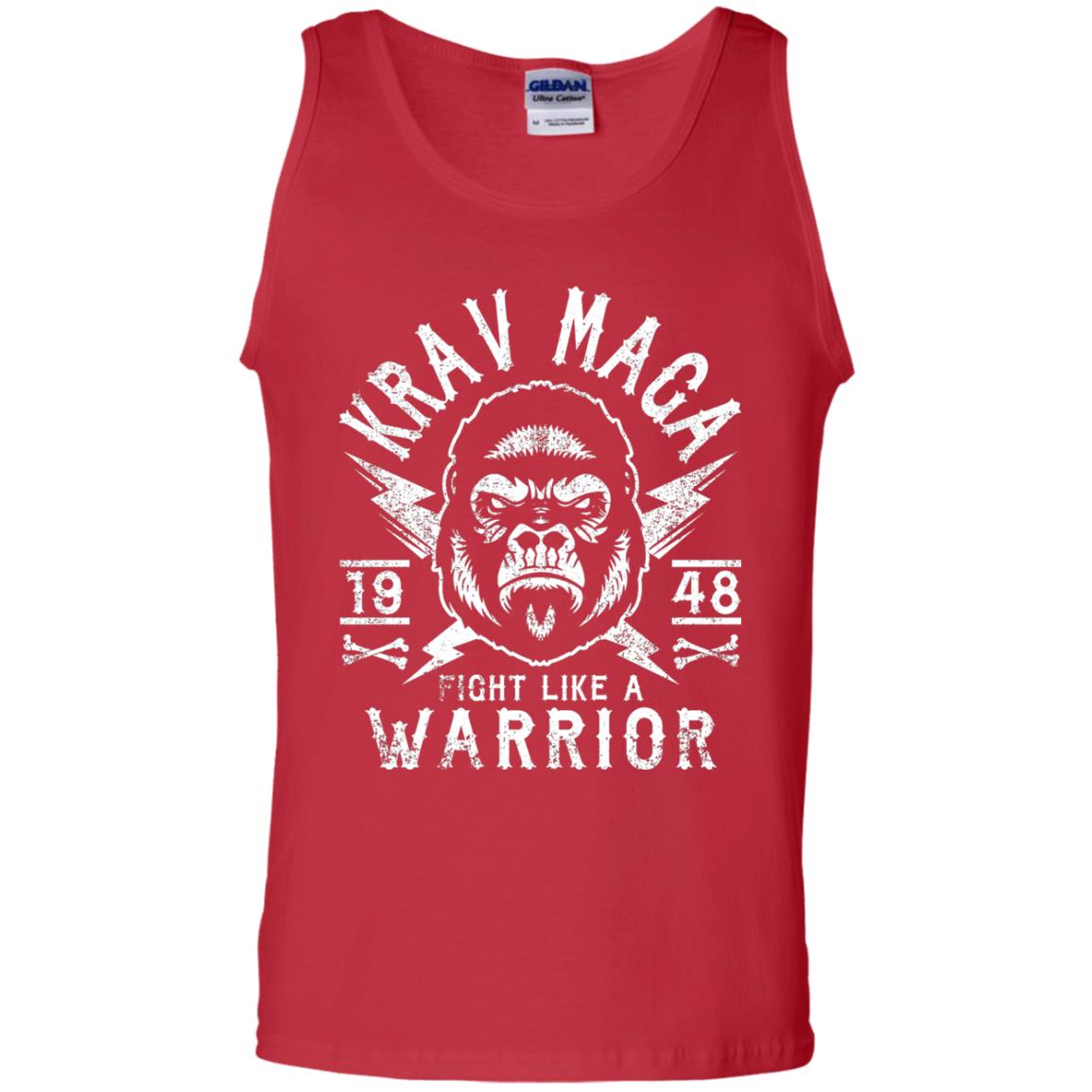 Krav Maga T-shirt Fight Like A Warrior Red