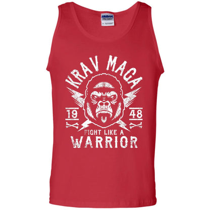 Krav Maga T-shirt Fight Like A Warrior Red
