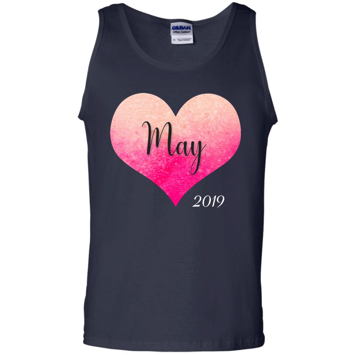 Pregnancy Reveal Announcement Party May 2019 Shirt Navy