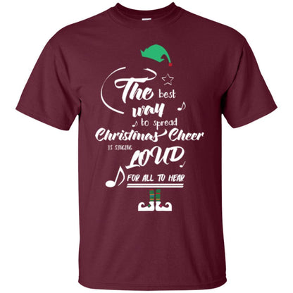 Christmas T-shirt The Best Way To Spread Maroon
