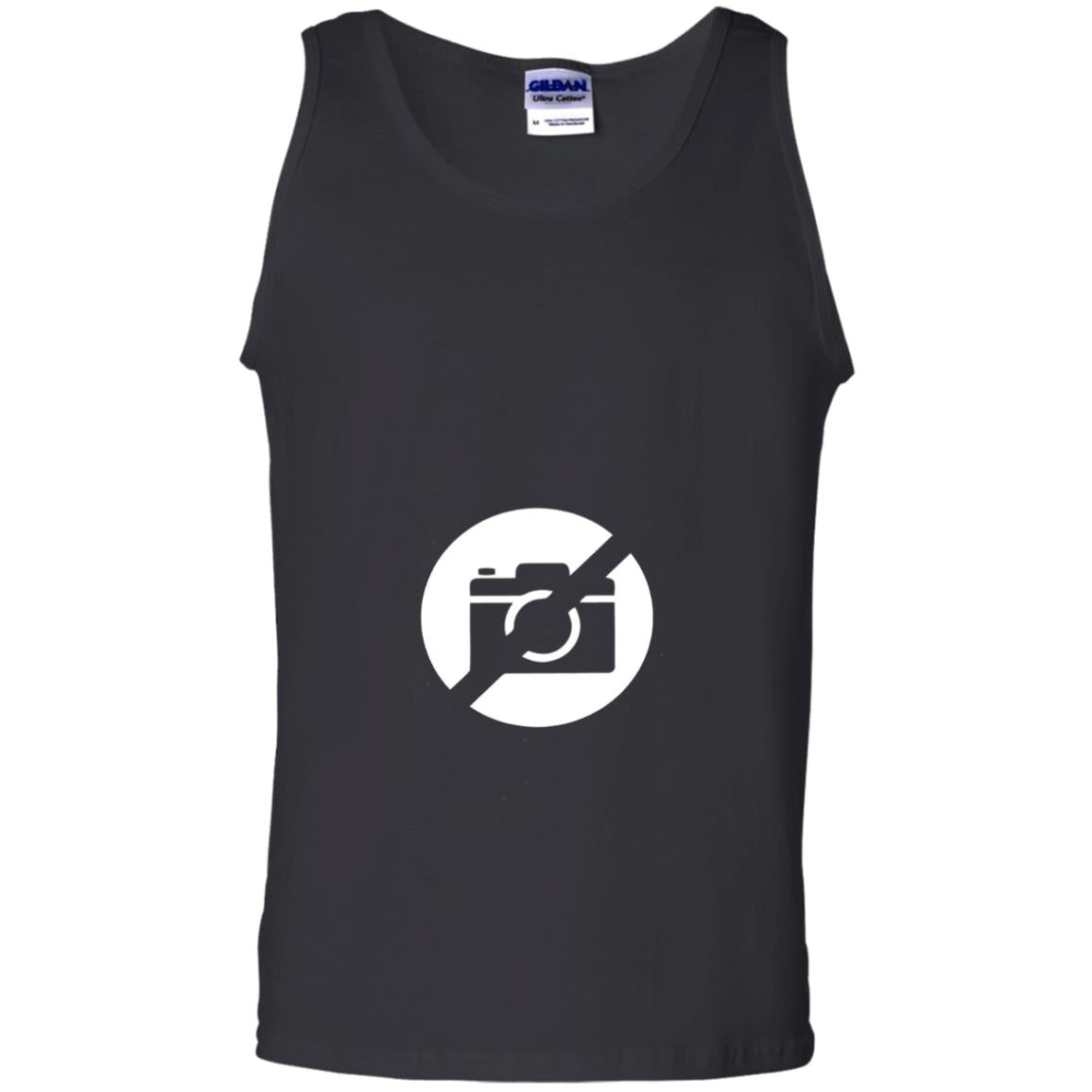 Just No Pictures Image T-shirt Black
