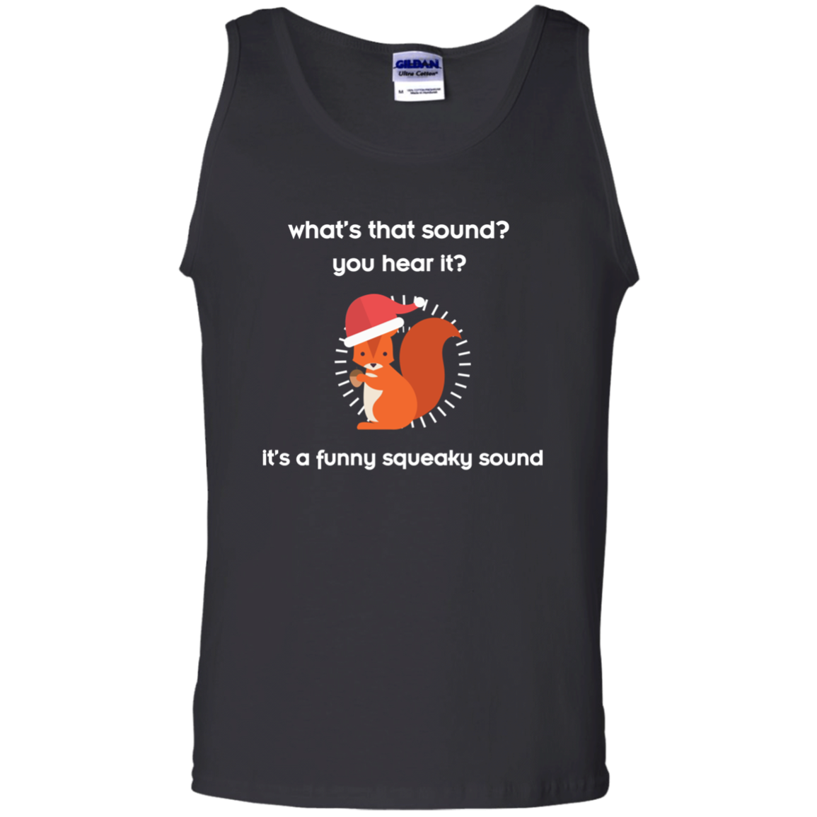 Squirrel T-shirt What's That Sound You Hear It Black