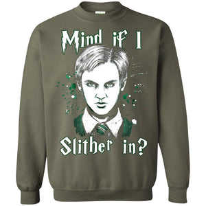 Mind If I Slither In Slytherin House Harry Potter ShirtG180 Gildan Crewneck Pullover Sweatshirt 8 oz.