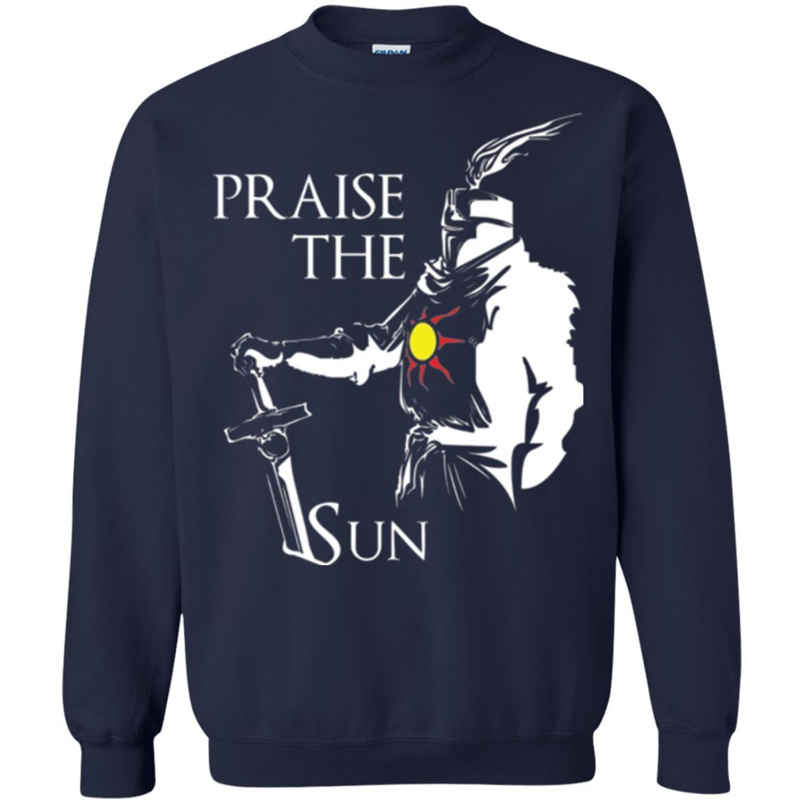 Gamer T-shirt Praise The Sun Knight T-shirt Navy