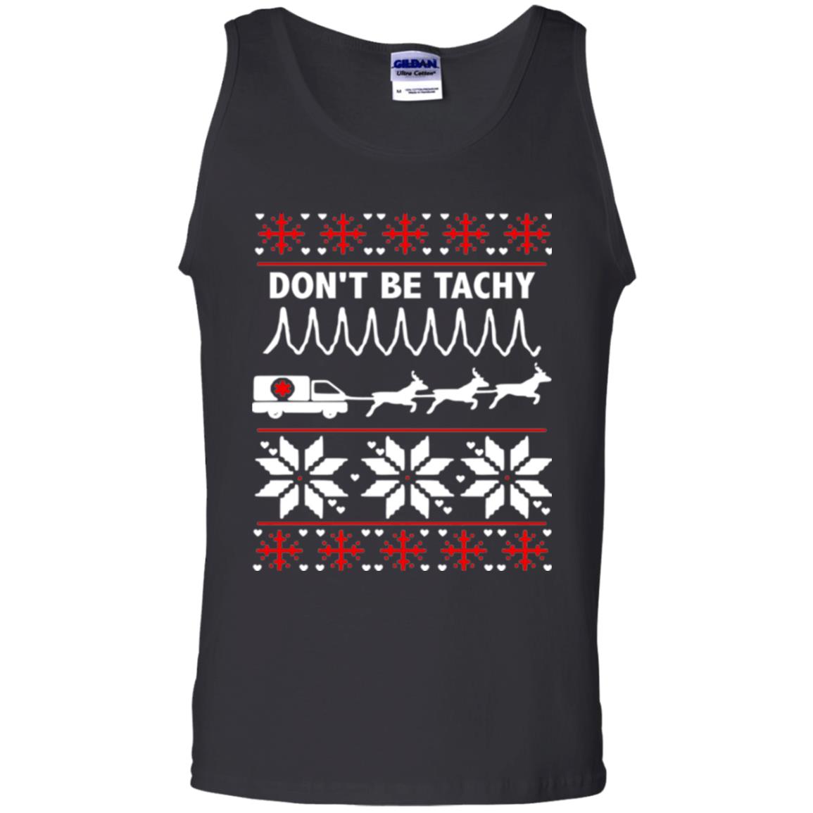 Cardiac Nurse T-shirt Don_t Be Tachy Black
