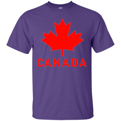 Canada Flag T-shirt Vintage Canada Flag Eh Team Purple