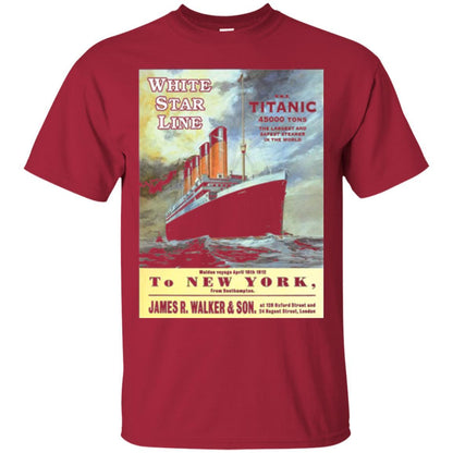 Film T-shirt Sailing Ship Cruise Vintage Poster Cardinal