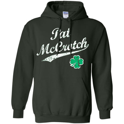 Pat Mccrotch Funny St Patricks Day T-shirt Forest Green