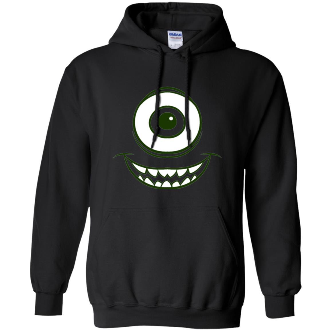 Cartoon T-shirt Mike Wazowski Eye Graphic Black