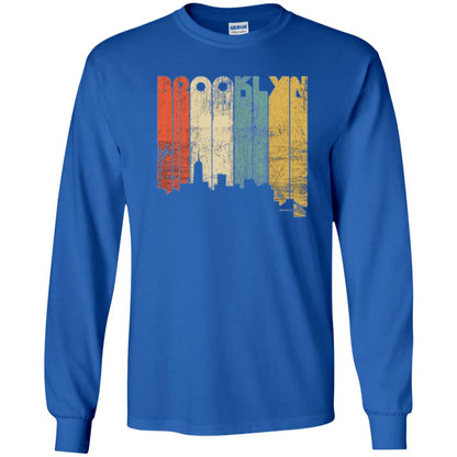 Brooklyn City New York State Vintage T-shirt Royal