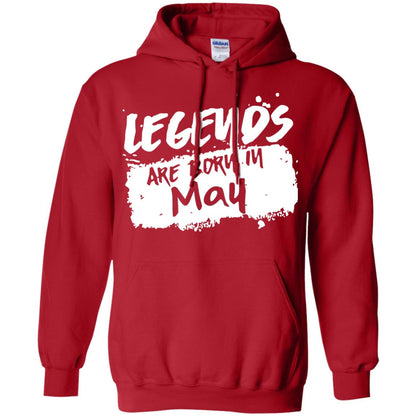 May Birthday Shirt Legends Are Born In May Red