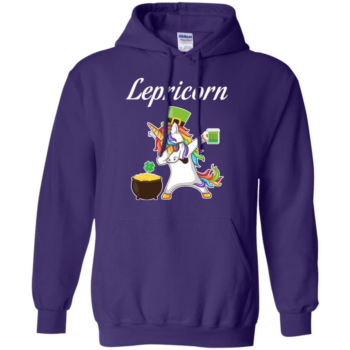 Lepricorn Saint Patrick's Day T-shirt Purple