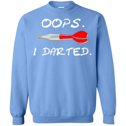 I Darted T Shirt - Dart Shirts Funny Oops T-shirt Carolina Blue