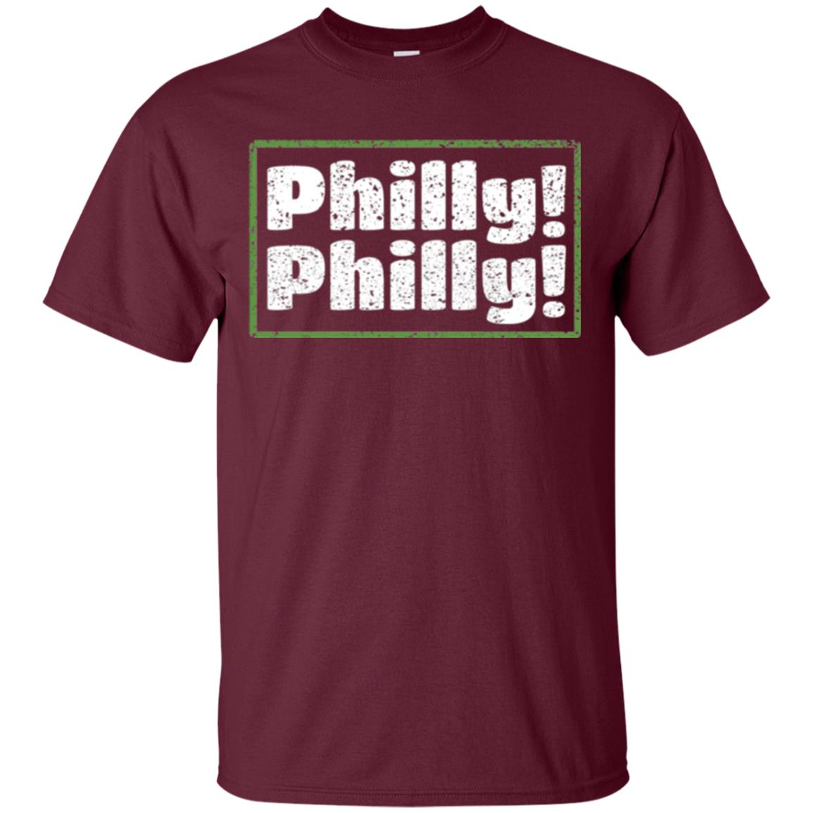 Philly! Philly! T-shirt Football Shirt Maroon