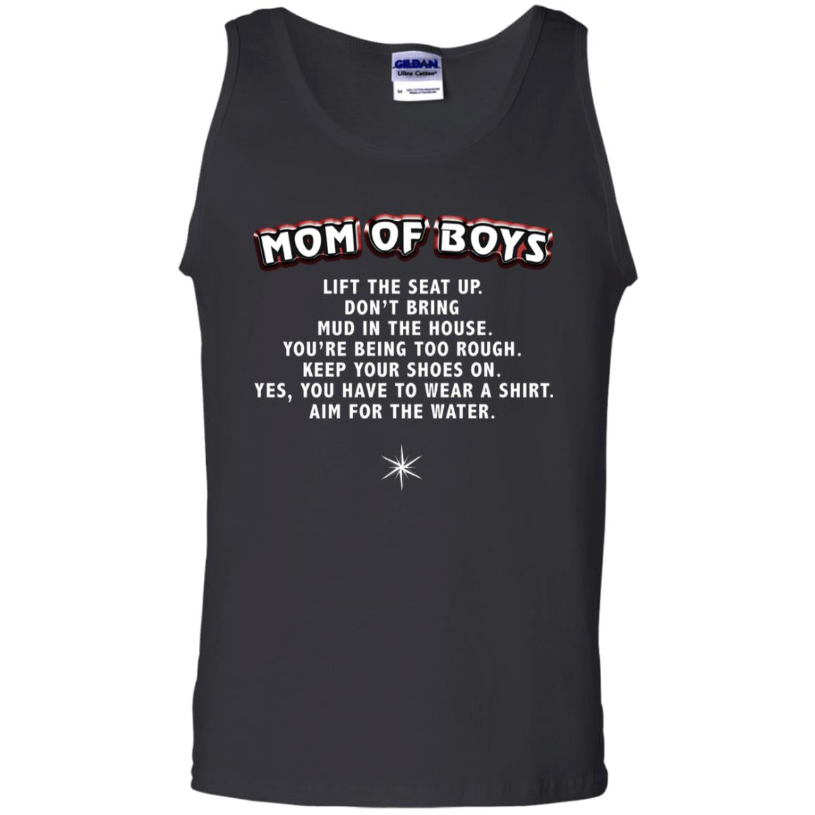 Mom Of Boys You Have To Wear A Shirt Aim For The Water Shirt Black