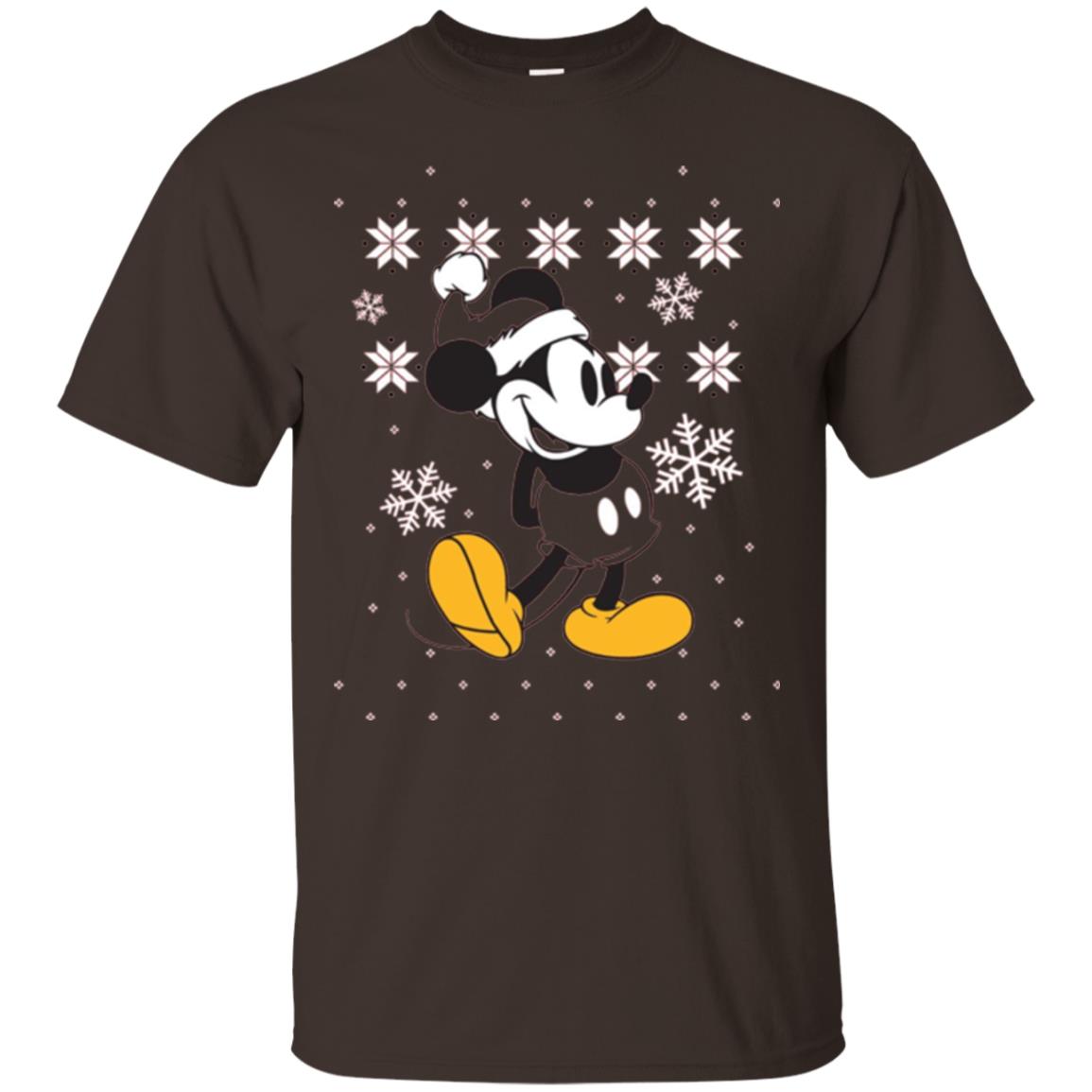 Christmas T-shirt Disney Mickey Mouse Dark Chocolate