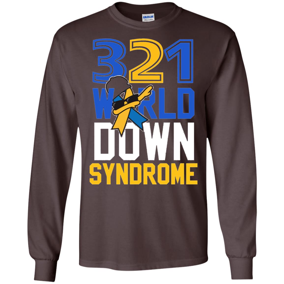 Awareness March 21 World Down Syndrome Day Shirt Dark Chocolate