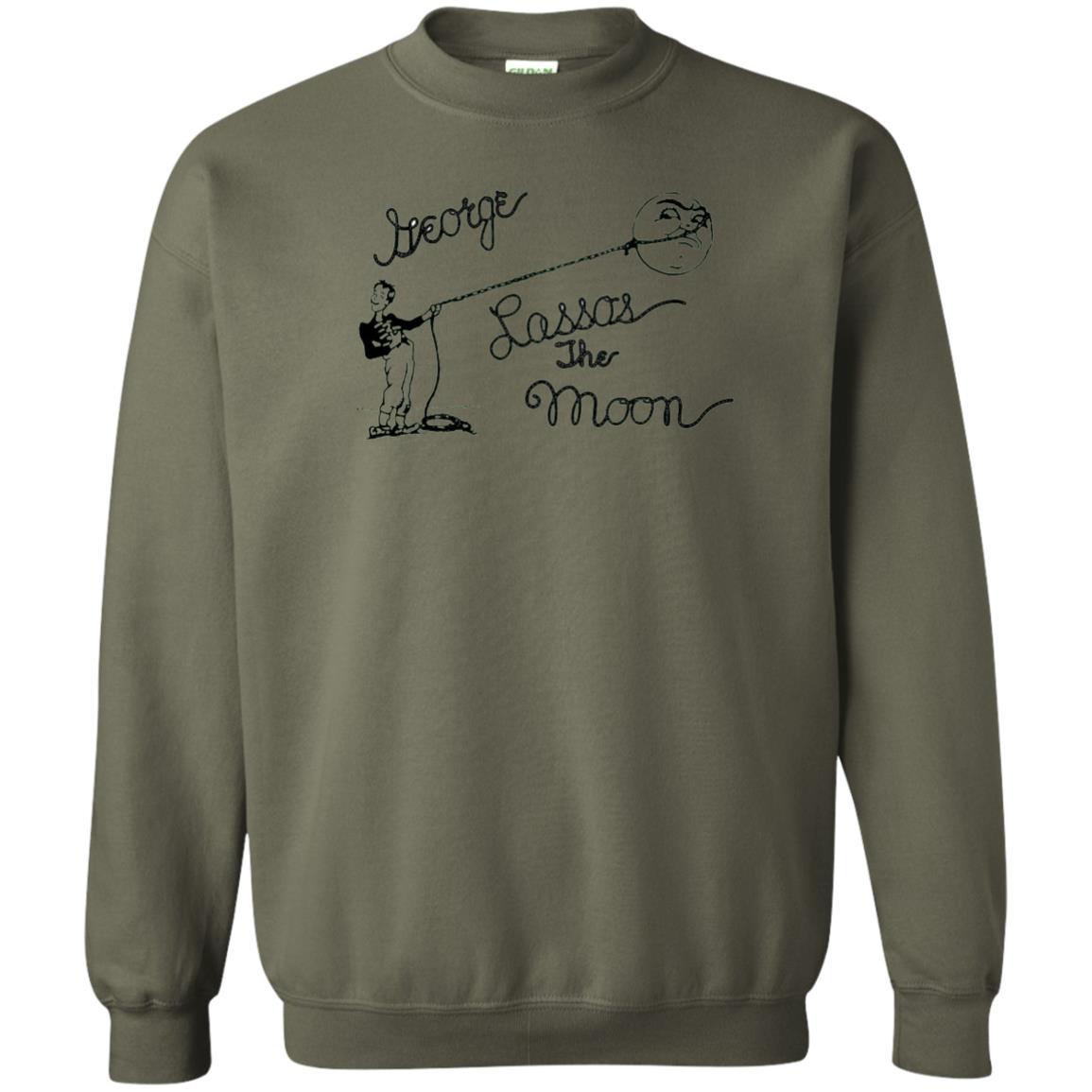 Film T-shirt It's A Wonderful Life George Lassos The Moon Military Green