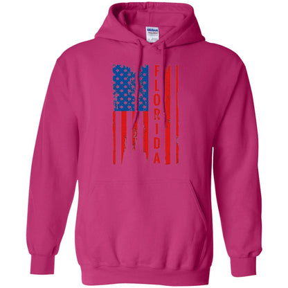 Florida State T-shirt American Flag Heliconia