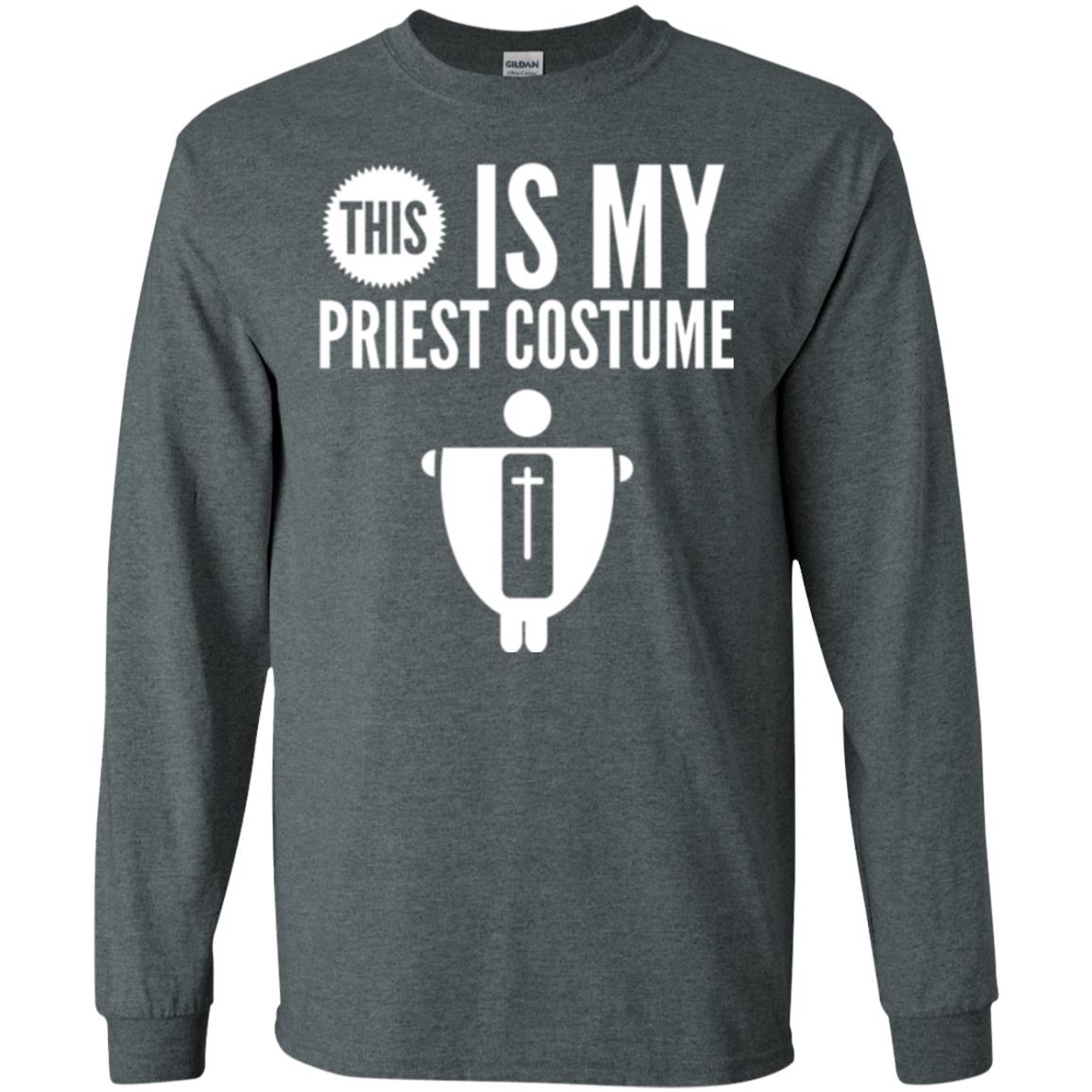 Halloween T-shirt This Is My Priest Dark Heather