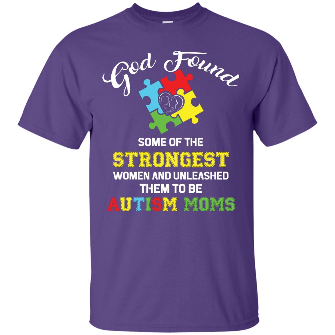 And Unleashed Them To Be Autism Moms Autism Shirt For Mom Purple