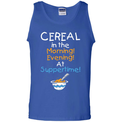 Cereal In The Morning Evening At Suppertime T-shirt Royal