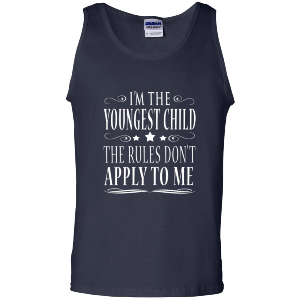 The Youngest Child T-shirt I_m The Youngest Child The Rules Don_t Apply To Me Navy