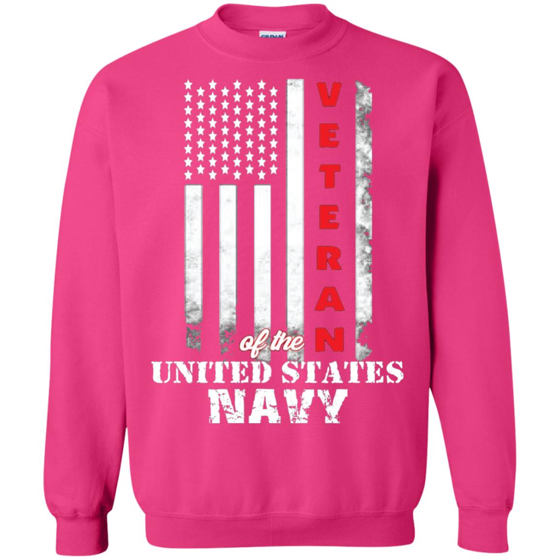 Armed Forces Us Navy Vintage Veteran T-shirt Heliconia