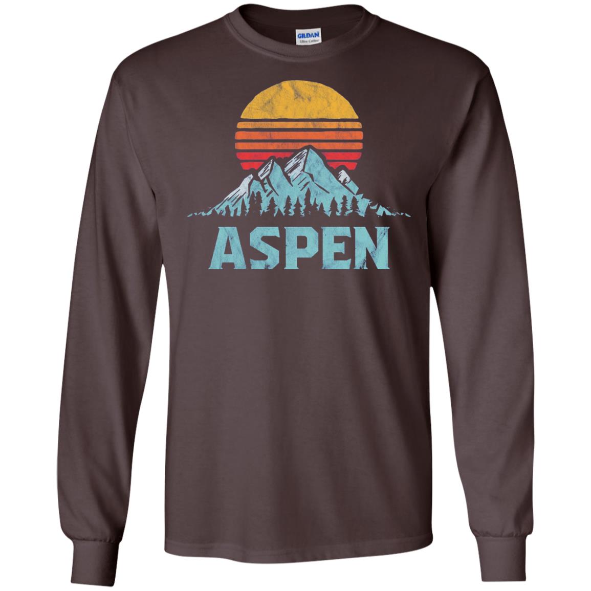 Aspen Mountain T-shirt Dark Chocolate