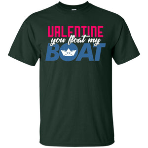 Love Day Couple T-shirt Valentine You Float My Boat