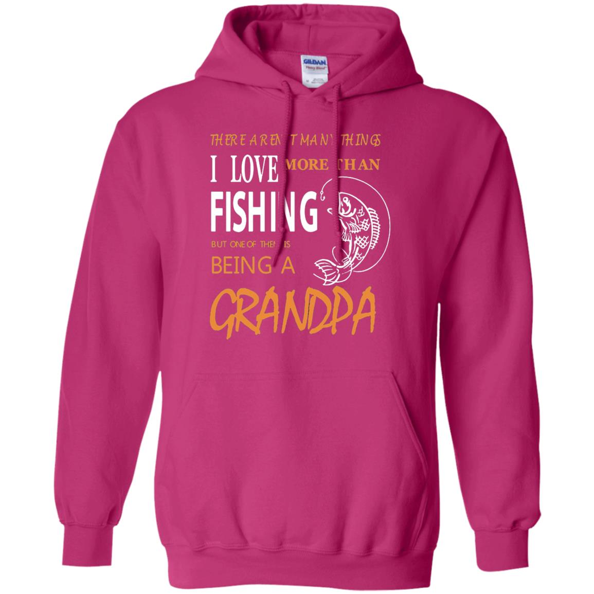 Fishing Grandpa Shirt I Love More Than Fishing Heliconia