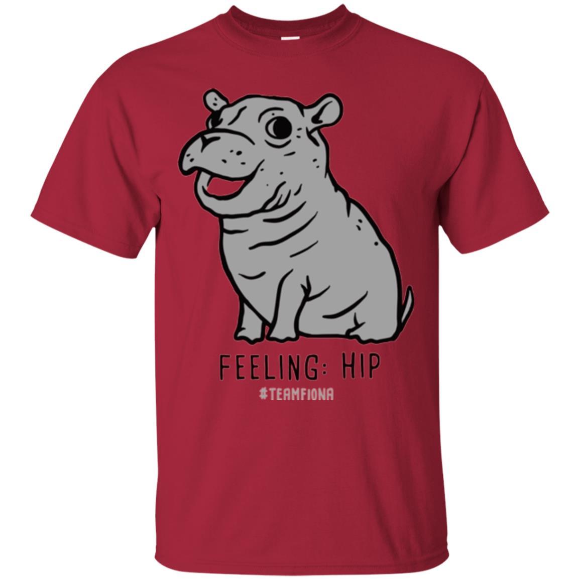 Fiona Hippo Lover T-shirt The Hippo Feeling Hip #teamfiona Cardinal
