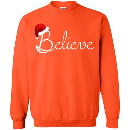 Believe Best Santa Christmas T-shirt Orange