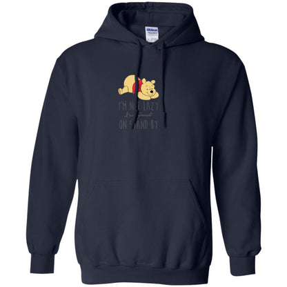 Cartoon T-shirt I'm Not Lazy I'm Just On Stand By Navy