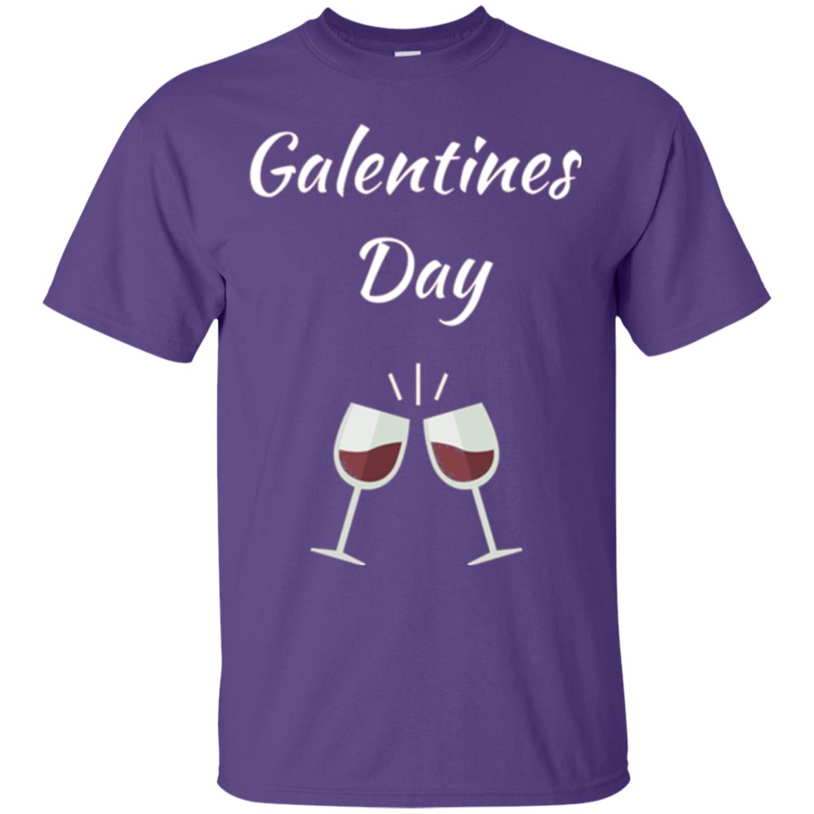 Valentines Alternative Galentines Day T-shirt Purple