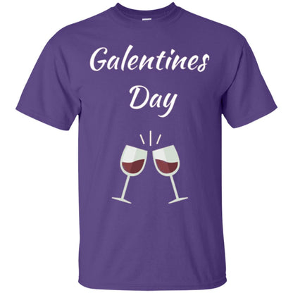 Valentines Alternative Galentines Day T-shirt Purple