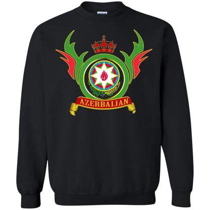 Azerbaijan Arms Coat Flag T-shirt Black